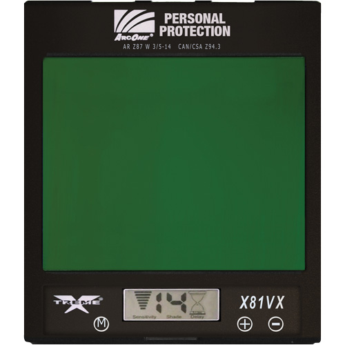 ArcOne&reg; Xtreme Auto-Darkening Lense, 4-1/2" W x 5-1/2" H Viewing Area, For Use With Xtreme&reg; Seagulf Marine Industries Inc.