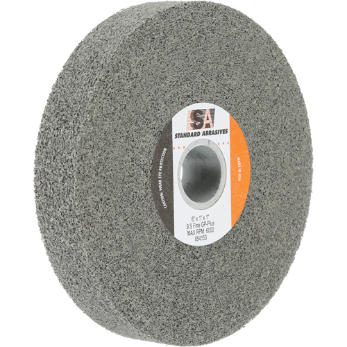 Meule &agrave; usage g&eacute;n&eacute;ral Standard Abrasives, 6" x 1", Arbre de 1", Carbure de silicium Seagulf Marine Industries Inc.