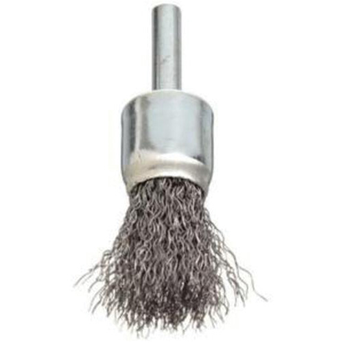 Stem Mounted Crimped Wire Brush, 3/4", 0.006" Fill, 1/4" Shank Seagulf Marine Industries Inc.