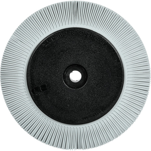 Brosse radiale en soies de pr&eacute;cision type S PN-RB avec bride Scotch-Brite , C&eacute;ramique, Grain 120+, 8" dia. Seagulf Marine Industries Inc.
