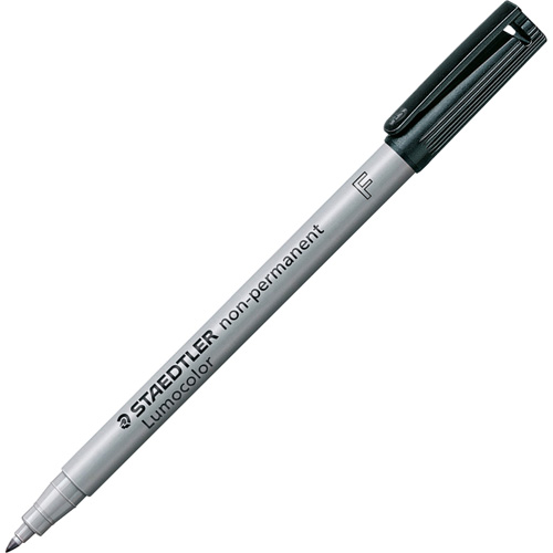 Lumocolor&reg; Non Permanent Fine Tip Black Marker, Black, Fine Tip Seagulf Marine Industries Inc.