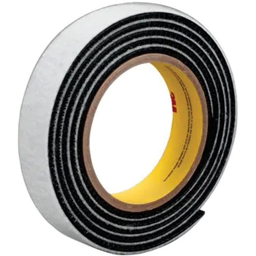 Attache r&eacute;utilisable Dual Lock, Auto-appariement, 50 vg x 1", Cousu, Noir Seagulf Marine Industries Inc.