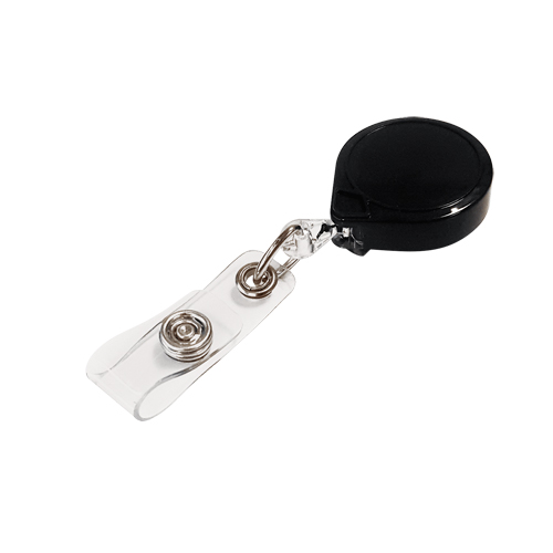 Retractable Mini-Bak&reg; ID Badge Holders, Plastic, 36" Cable, Belt Clip Attachment Seagulf Marine Industries Inc.