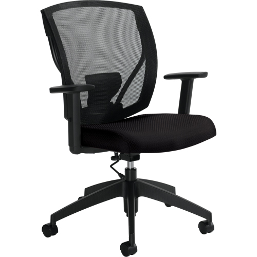 Task Chairs, Vinyl, Black, 300 lbs. Capacity Seagulf Marine Industries Inc.