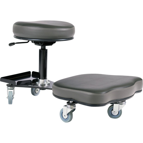 Flex Ergonomic Chair, Vinyl, Black/Grey Seagulf Marine Industries Inc.