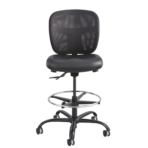 Tabouret robuste Vue, Vinyle, Noir, Capacit&eacute; 350 lb Seagulf Marine Industries Inc.