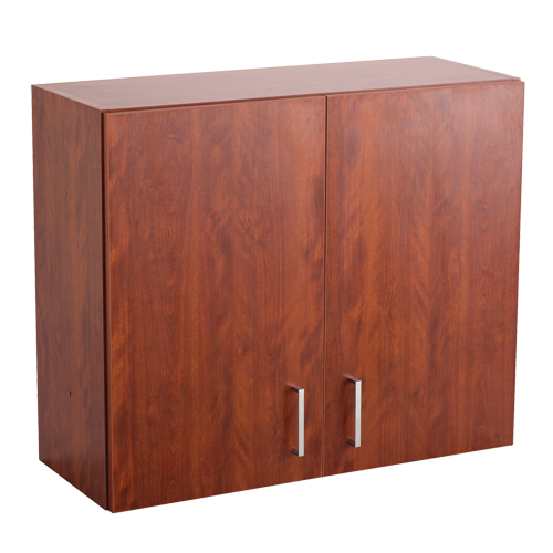 Modular Wall Cabinet, 30" H x 36" W x 15" D, 1 Shelves, Melamine, Mahogany Seagulf Marine Industries Inc.