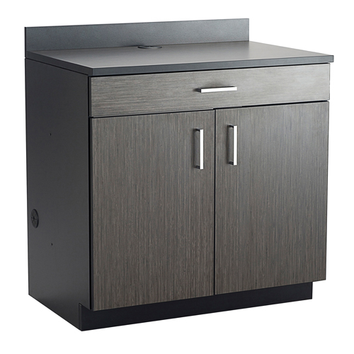 Armoire modulaire de base, M&eacute;lamine, 39" h x 36" la x 25" P, Nuit d'Asie/noir Seagulf Marine Industries Inc.