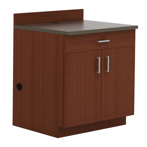 Armoire modulaire de base, M&eacute;lamine, 39" h x 36" la x 25" P, Acajou Seagulf Marine Industries Inc.