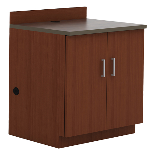 Modular Base Cabinet, Melamine, 2 Shelves, 39" H x 36" W x 25" D, Mahogany Seagulf Marine Industries Inc.