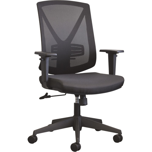 Chaise de bureau Activ A-47 Synchro, Tissu, Noir, Capacit&eacute; 275 lb Seagulf Marine Industries Inc.