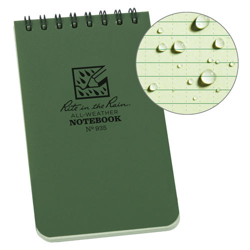 Pocket Top-Spiral Notebook, Soft Cover, Green, 100 Pages, 3" W x 5" L Seagulf Marine Industries Inc.