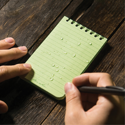 Pocket Top-Spiral Notebook, Soft Cover, Green, 100 Pages, 3" W x 5" L Seagulf Marine Industries Inc.