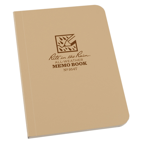 Livre m&eacute;mo, Couverture souple, Havane, 112 Pages, 3-1/2" , 5"  Seagulf Marine Industries Inc.