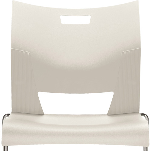 Duet Armless Training Chair, Plastic, 33-1/4" High, 350 lbs. Capacity, White Seagulf Marine Industries Inc.