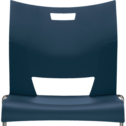 Duet Armless Training Chair, Plastic, 33-1/4" High, 350 lbs. Capacity, Blue Seagulf Marine Industries Inc.