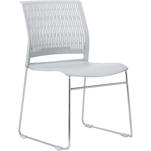 Activ Series Stacking Chairs, Polypropylene, 32-3/8" High, 275 lbs. Capacity, Grey Seagulf Marine Industries Inc.