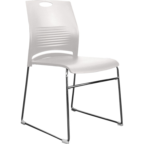 Activ Series Stacking Chairs, Plastic, 23" High, 275 lbs. Capacity, White Seagulf Marine Industries Inc.