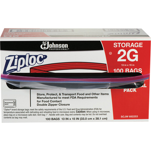 Ziploc&reg; Double Zip Food Storage Bags Seagulf Marine Industries Inc.