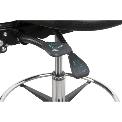 Heavy-Duty Ergonomic Stool, Stationary, Adjustable Height, 250 lbs. Capacity Seagulf Marine Industries Inc.
