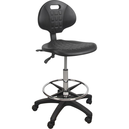 Heavy-Duty Ergonomic Stool, Mobile, Adjustable Height, 250 lbs. Capacity Seagulf Marine Industries Inc.