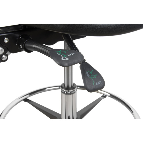 Heavy-Duty Ergonomic Stool, Mobile, Adjustable Height, 250 lbs. Capacity Seagulf Marine Industries Inc.
