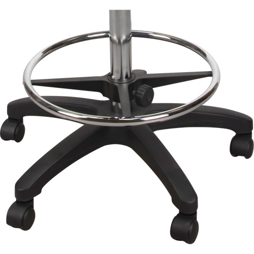 Heavy-Duty Ergonomic Stool, Mobile, Adjustable Height, 250 lbs. Capacity Seagulf Marine Industries Inc.