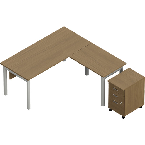 Bureau en "L" avec caisson Newland Seagulf Marine Industries Inc.