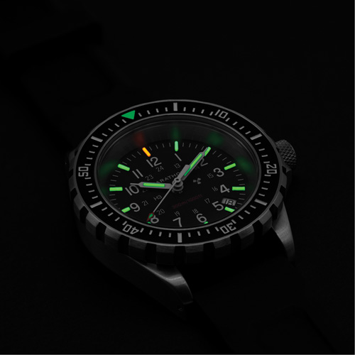 Large Diver's Quartz Watch, Digital, Battery Operated, 41 mm, Black Seagulf Marine Industries Inc.