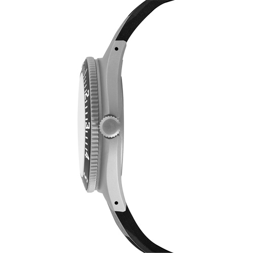 Steel Navigator Watch on 3-Piece Rubber Strap Kit, Digital, Battery Operated, 41 mm, Black Seagulf Marine Industries Inc.