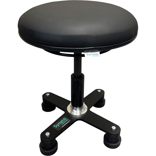 Omnistool Ergonomic Stool, Mobile, Adjustable Height, 280 lbs. Capacity Seagulf Marine Industries Inc.