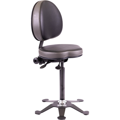 TA190 Ergonomic Industrial Stool, Stationary, Adjustable Height, 280 lbs. Capacity Seagulf Marine Industries Inc.