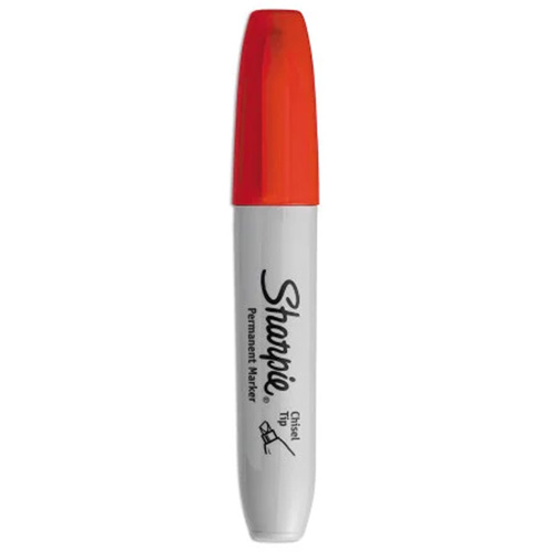 Permanent Marker, Red, Chisel Tip Seagulf Marine Industries Inc.