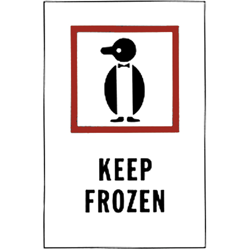 "Keep Frozen" Special Handling Labels, 6" L x 4" W, Red on White Seagulf Marine Industries Inc.