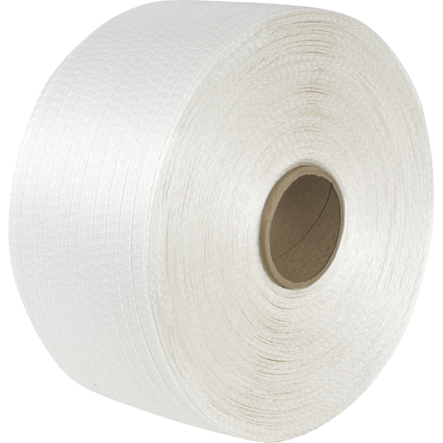 Feuillard en cordon tiss&eacute;, Cordon en polyester, 1/2" la x 3900' lo, Calibre Manuel Seagulf Marine Industries Inc.