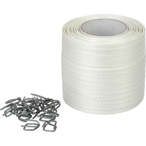 Woven Cord Strapping, Polyester, 1/2" W x 750' L Seagulf Marine Industries Inc.