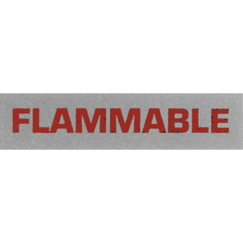 "Flammable" Special Handling Labels, 5" L x 2" W, Black on Red Seagulf Marine Industries Inc.