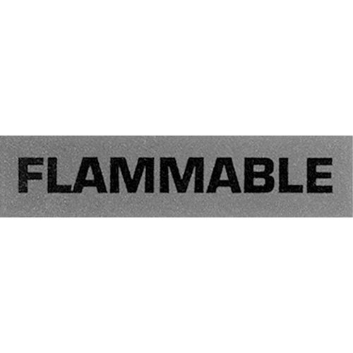 "Flammable" Special Handling Labels, 5" L x 2" W, Black on Red Seagulf Marine Industries Inc.