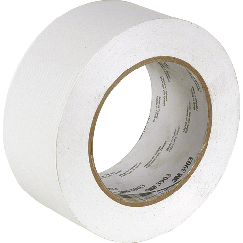 Rubans adh&eacute;sifs en vinyle 3903, 50 mm (2") la x 45,5 m (149,25') lo, 6,3 mils, Blanc Seagulf Marine Industries Inc.