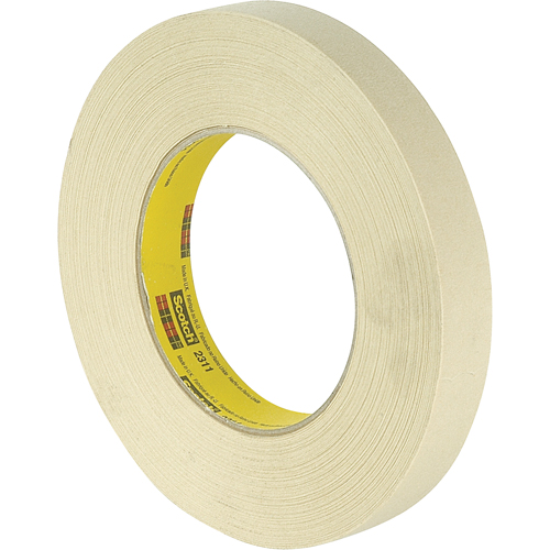 Scotch&reg; Performance 231 Masking Tape, 18 mm (3/4") x 55 m (180'), Tan Seagulf Marine Industries Inc.
