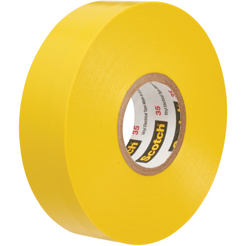 Scotch&reg; 35 Colour Coded Tape, 12.7 mm (1/2") x 6.1 m (20'), Yellow, 7 mils Seagulf Marine Industries Inc.