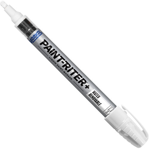 Paint-Riter&reg;+ Water Removable Paint Marker, Liquid, White Seagulf Marine Industries Inc.