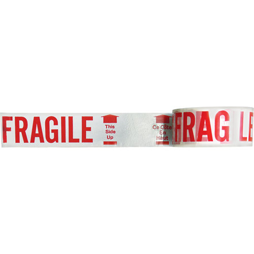 Bilingual Printed Tape – Fragile This Side Up , Red on White Seagulf Marine Industries Inc.