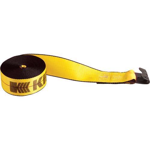 Winch Straps, Flat Hook, 4" W x 30' L, 5400 lbs. (2450 kg) Working Load Limit Seagulf Marine Industries Inc.