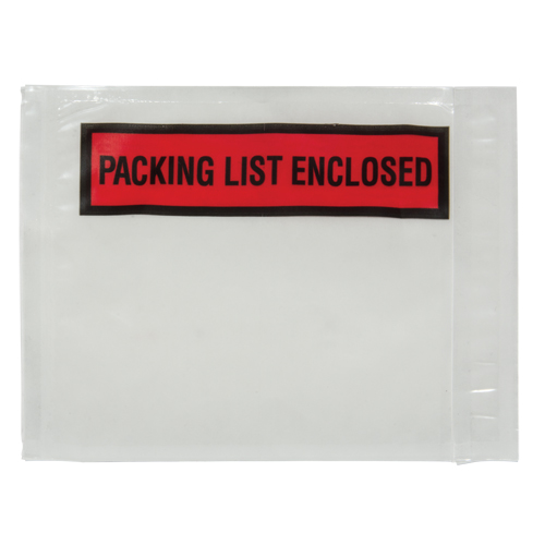 Packing List Envelope, 4-1/2" L x 5-1/2" W, Backloading Style Seagulf Marine Industries Inc.