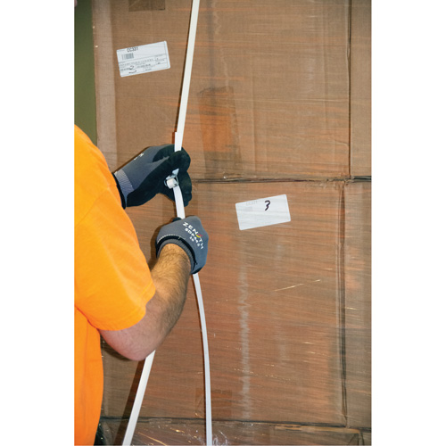 Strapping, Polypropylene, 3/8" W x 12900' L, White, Machine Grade Seagulf Marine Industries Inc.