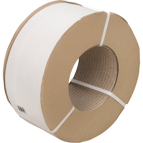 Strapping, Polypropylene, 1/2" W x 9900' L, White, Machine Grade Seagulf Marine Industries Inc.
