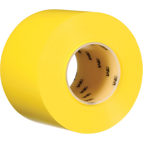 Ruban de marquage de planchers durable 971, 4" x 108', Vinyle, Jaune Seagulf Marine Industries Inc.