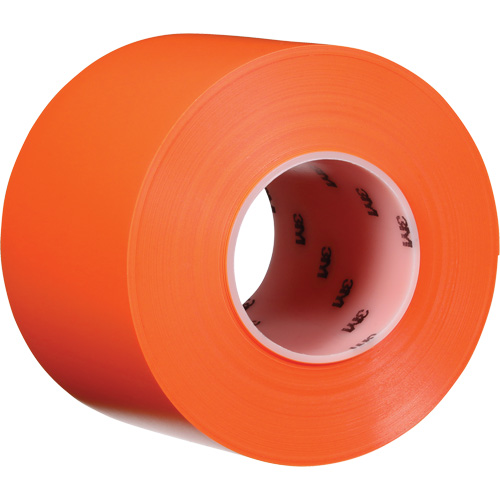 Ruban de marquage de planchers durable 971, 4" x 108', Vinyle, Orange Seagulf Marine Industries Inc.