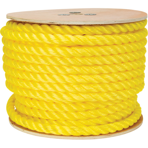 Corde jaune tress&eacute;e, Polypropyl&egrave;ne, 144' Seagulf Marine Industries Inc.